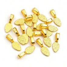 40pcs 15x5/21x7mm Zinc Alloy Bail Connectors Handmade Charms Pendant DIY Jewelry Making Accessories For Bracelet Necklace