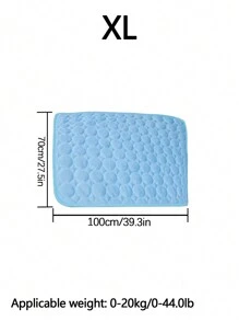 1 件多用途冷却垫，透气可洗薄宠物垫，适合小型/中型/大型猫狗，夏季睡觉（重要提示：这是一种薄垫子，而不是厚冰状材料）