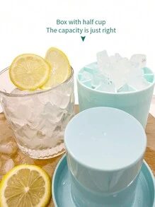 Refrigerator Ice Cube Tray, Round Silicone Ice Maker Mould, Mini Ice Ball Freezer Trays For Kitchen