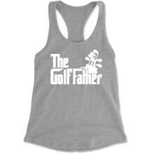 The Golf Father Golfing Dad  Racerback Tank Top For Women