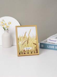 金色WPC簡約風格相框包括照片紙,可牆或者放置桌子,合適的適用於家庭,臥室,餐廳,客廳