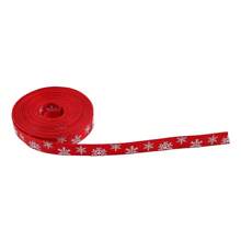 5Yard/Roll Christmas Grosgrain Ribbon Snowflake Christmas Tree Wrapping Ribbon Soft Craft Ribbon Christmas Polyester Satin Ribbon Hair Bow Clip Accessory For Christmas DIY Craft Decor - Multicolor - View 21