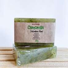 Kit 2 Moisturizing And Toning Chamomile Soaps Handmade - Amarillo - Ver 2