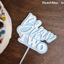 1pc Custom Acrylic Cake Topper Dessert Table Decor For Parties Unique Baking Accessory Memorable Unique Gift For Her Christmas And Halloween,Brunch-Ready - Multicolor - View 16