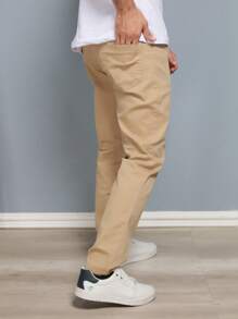 Estone Men's Skinny Jeans With Elastane - 米色 - 查看 4