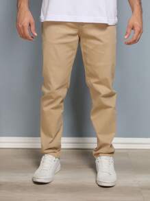 Estone Men's Skinny Jeans With Elastane - 米色 - 查看 5