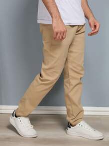 Estone Men's Skinny Jeans With Elastane - 米色 - 查看 3
