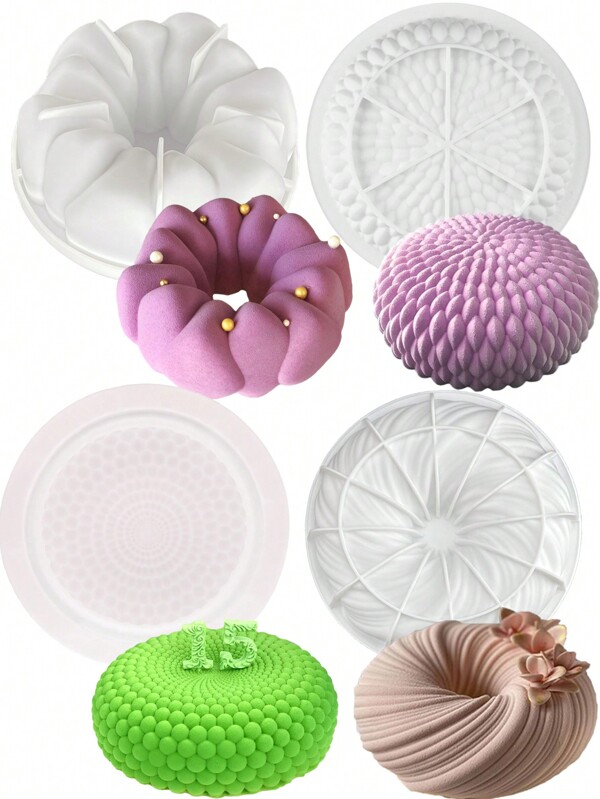 1 pieza Molde de silicona para pastel, molde creativo para hornear pasteles y mousses