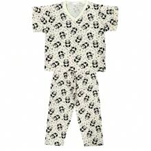 Assorted 4-Piece Pajama Set For Girls - 2 T-Shirts + 2 Pants For Ages 2 To 7 - 彩色 - 查看 6