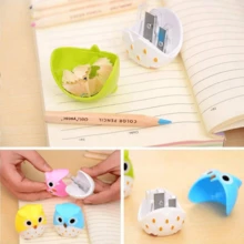 1pc Random Color Cartoon Mini Carrot Shaped Pencil Sharpener Portable Cute Primary School Student Stationery - Multicolor - View 11