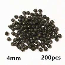 50-200pcs Hollow 6-10mm Diameter Beads Spacer Beading Bead Charms For DIY Jewelry Making Accessories - Spacer Beads - View 10