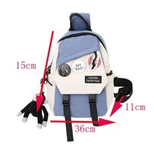 Excellent School Bag Good Quality Kids Backpack Student Book Backpack For Boys Girls For Study - Blue - View 6