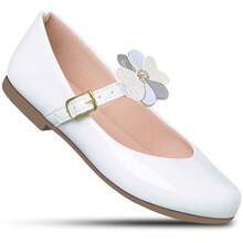 My ToT Children's Flower Bow Shoe And Small Side Bag Kit - 白色 - 查看 6
