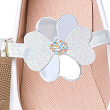 My ToT Children's Flower Bow Shoe And Small Side Bag Kit - 白色 - 查看 3