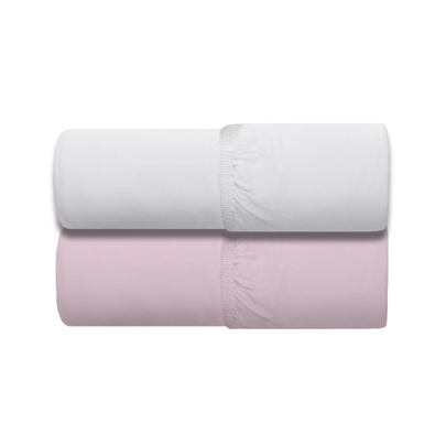 Kit 2 Lençol De Berço Americano C/ Elastico em Malha 100% Algodão Penteada