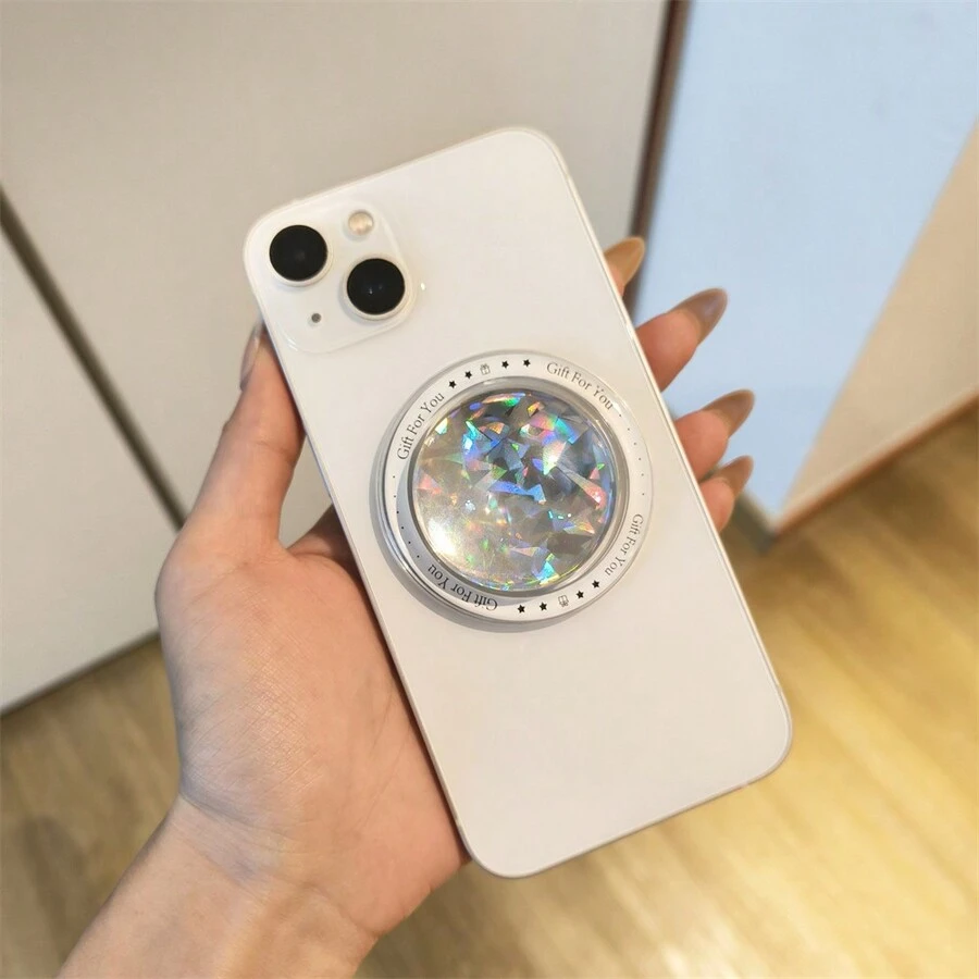 Support de téléphone portable airbag magnétique télescopique de couleur