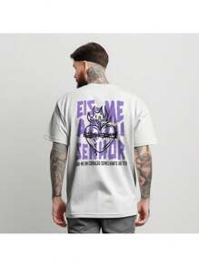 Basic Streetwear T-Shirt Here I Am Lord Unisex  Shirt - trắng - Xem 1