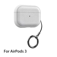 适用于 1/2、 Pro、 Pro2、 3、 4 的保护壳,TPU 仿皮保护壳,外观精美,带钥匙扣,提供全面保护 - 白色 - 查看 9