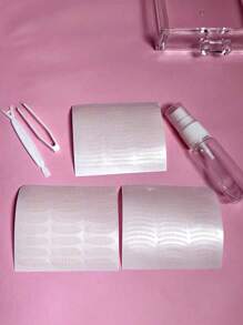 432pcs Double Eyelid Tape, Double Eyelid Adhesive Strips With Lifting Strips And Spray Bottle, Net Lace Double Eyelid Tape, Waterproof Double Eyelid Sticker Tool, Natural, Traceless, Invisible, Strong Adhesive, Long-Lasting Flesh Color, Including Tweezers And Fork Rod, Suitable For All Women.,Makeup,Cheap,Room Decor,Vanity,Travel,Bedroom,Makeup Accessories,Cheap,Stocking Stuffers,Makeup,Makeup Tools,Cheap Stuff,Gifts,Gifts For Women,Christmas Gifts