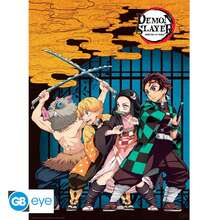 GB Eye Demon Slayer Group & Duo 52 X 38" Chibi Poster - Multicolor - View 2