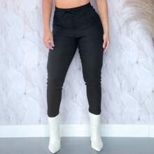 Women's Jogger Pants - 黑色 - 查看 1