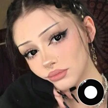 1 Pair Premium Soft , 1 Year Replacement, 2 High-Quality Lens Pieces - Black - View 3