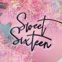 1pc Custom Acrylic Cake Topper Dessert Table Decor For Parties Unique Baking Accessory Memorable Unique Gift For Her Christmas And Halloween - Multicolor - View 5