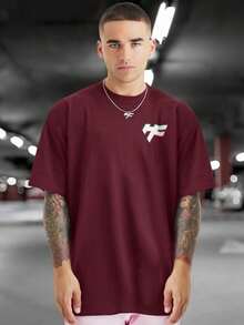 MYSTIC WORLD 100% Cotton Front And Back Printed T-Shirt GPJ1 - Màu Tím - Xem 2