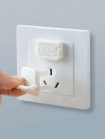 10pcs Power Plug Protectors, Outlet Covers, Electrical Socket Caps, Child Proof Plugs