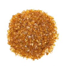 High Luster Fire Glass Gravel Stone Glitter,Broken Glass,Fire Gems Chips,Crushed Glass For Fire Pit Epoxy Crafts Resin Art Aquarium Garden Decoration,3-6mm,1-Pound Jar