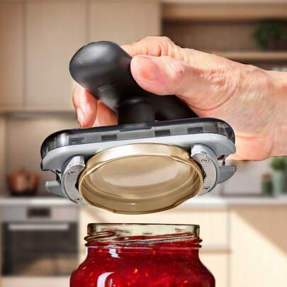 1pc Multi-Function Can Opener And Bottle Opener - Adjustable, Easy-Grip, Multi-Purpose Kitchen Tool - Essential Manual Can Opener For Effortless Access - Perfect For Parties And Everyday Use