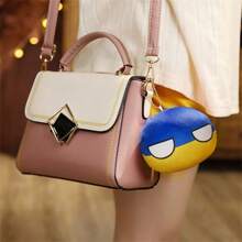 1pc Cute Poland Country Stuffed Ball Plush Doll, Cartoon National Flag Character Doll, Gift For Friends