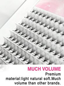 CoMango 300Fans 3D/6D/10D/12D/14D/16D 纤细预制卷扇形进口材料蓬松睫毛预制睫毛延长所有尺寸扇形睫毛簇，睫毛簇，单根睫毛，睫毛，假睫毛 - D - 查看 7