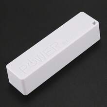 Portable External Power Bank Battery Charger 18650 With Keychain (Without Battery) (White) - Multicolor - View 7