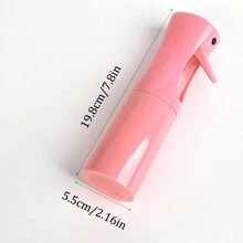 6 pièces/1 pièce Brumisateur continu pour cheveux, bouteille de vaporisateur vide fine petite Brume Bouteilles de vaporisateur pour produits coiffants bouclés, plantes (Noir)