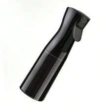 6 pièces/1 pièce Brumisateur continu pour cheveux, bouteille de vaporisateur vide fine petite Brume Bouteilles de vaporisateur pour produits coiffants bouclés, plantes (Noir)