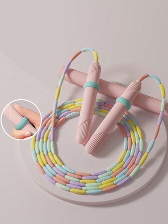 1 ชิ้น/ปี 2024 ม้วนเชือกกระโดดจากข้อต่อไผ่ใหม่, เชือกกระโดด กีฬาสำหรับมือใหม่, เชือกกระโดดฟิตเนส ยางนุ่มสำหรับผู้ใหญ่, ออกแบบสามารถปรับระดับได้ ไม่พันกัน สำหรับฝึกออกกำลังกาย