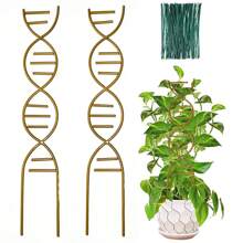 1pc Outdoor Potted Plant Stand, Climbing Plant Frame, Creative Stacked Flower Holder, Trellis Rack For Gardening, Indoor Plant Shelving, 15.7" Small Garden Gazebo