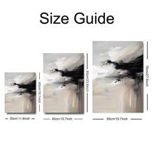 3 carteles retro abstractos modernos, pinturas decorativas de arte simple en negro y beige para decoración del hogar, sala de estar, dormitorio, fondo de sofá, sin marco