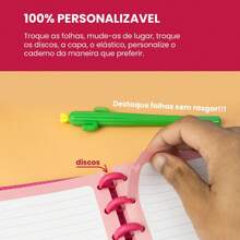 Smart Notebook Kit Large A4+A5 Refill Sheet Hard Cover Discs Notes Lined Planner Colors - Purple - View 9