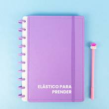 Smart Notebook Kit Large A4+A5 Refill Sheet Hard Cover Discs Notes Lined Planner Colors - Purple - View 7