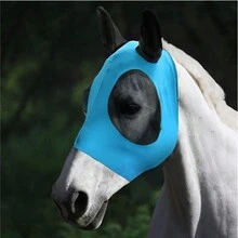 1pc Fly Mask - Horse Fly Mask Net Mesh Breathable Elastic Horse Face Guard Cover Anti-Mosquito Anti-Insect Anti-Fly For Horse - Multicolor - View 8