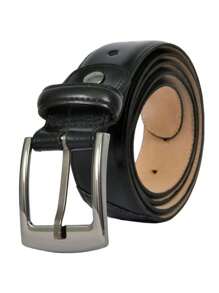 Men's Formal Belt Sport Thin Elegant Synthetic Leather - màu đen - Xem 1