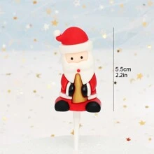 1 pieza/13 piezas Decoración de pastel de Navidad, Papá Noel, árbol de Navidad, Muñeco de nieve en forma de adorno suave de gel para decorar pasteles, Gorro de pastel de Navidad Fiesta de Navidad Decoración del hogar, Apto para reuniones familiares, fiestas de Navidad, cenas, decoraciones de cupcakes Decoraciones navideñas Decoración navideña Regalos de Navidad Suministros para fiestas de Navidad