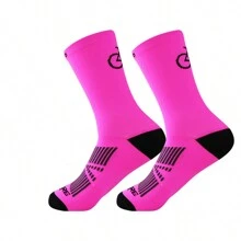 1 Pair Bicycle Socks Sports Running Compression Socks Bicycle Sports Football Socks - Multicolor - View 4