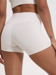 2pcs Sports Yoga Shorts, Running Cycling Pilates Fitness Workout Shorts, Moisture-Wicking Outdoor Yoga Capri Pants - Multicolor - View 6