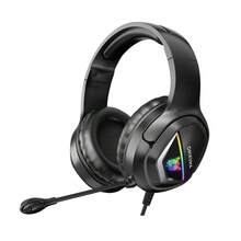 Audífonos Gamer Onikuma X2 Negro con Luz LED RGB - Negro - Ver 1