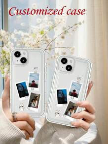 1 Ốp lưng điện thoại tùy chỉnh với 3 họa tiết chó nghệ thuật, thiết kế đệm khí hấp thụ sốc trong suốt, tương thích với Apple IPhone 16, 15, 14, 13, 12, 11 Pro Max - Trong sáng - Xem 2