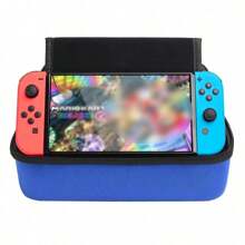 Geeignet für die neue OLED Handheld Tasche der Switch, Zubehör Schutzhülle mit großem Fassungsvermögen - Aufbewahrungstasche für Schalter [rot und blau] - Übersicht 3