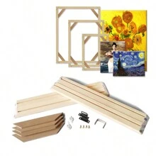 Portarretratos de madera con clip para póster, DIY, elementos de decoración del hogar - Multicolor - Ver 14